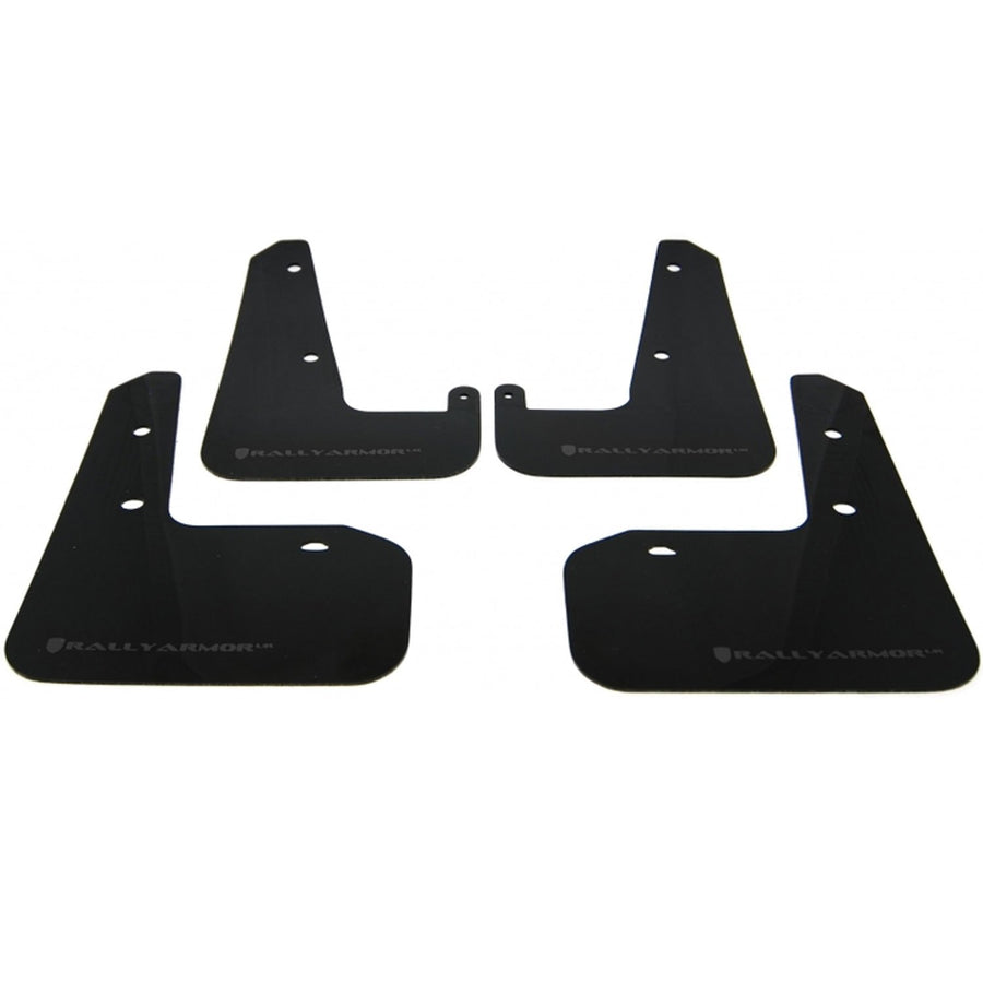 Rally Armor Black, Gray MF34-UR-BLK/GRY Mud Flap with Logo (2015 Subaru Legacy UR), 1 Pack