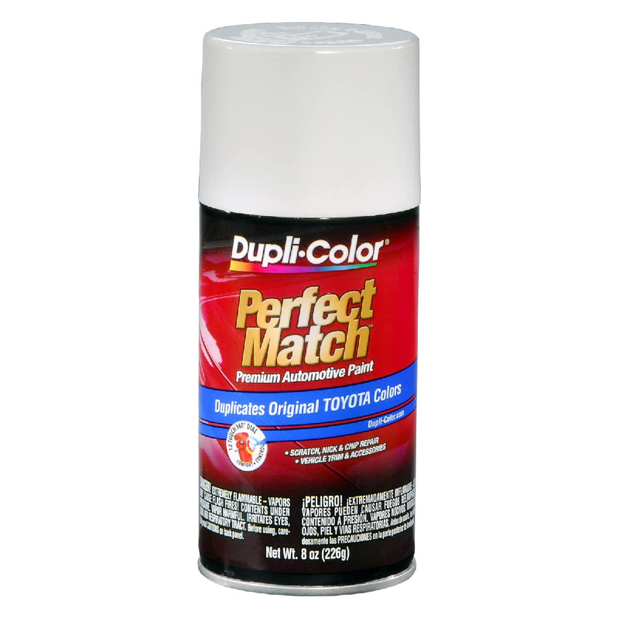 Perfect Match Dupli-Color EBTY16077 Automotive Spray Paint – Toyota Natural White, 056 – 8 oz. Aerosol Can
