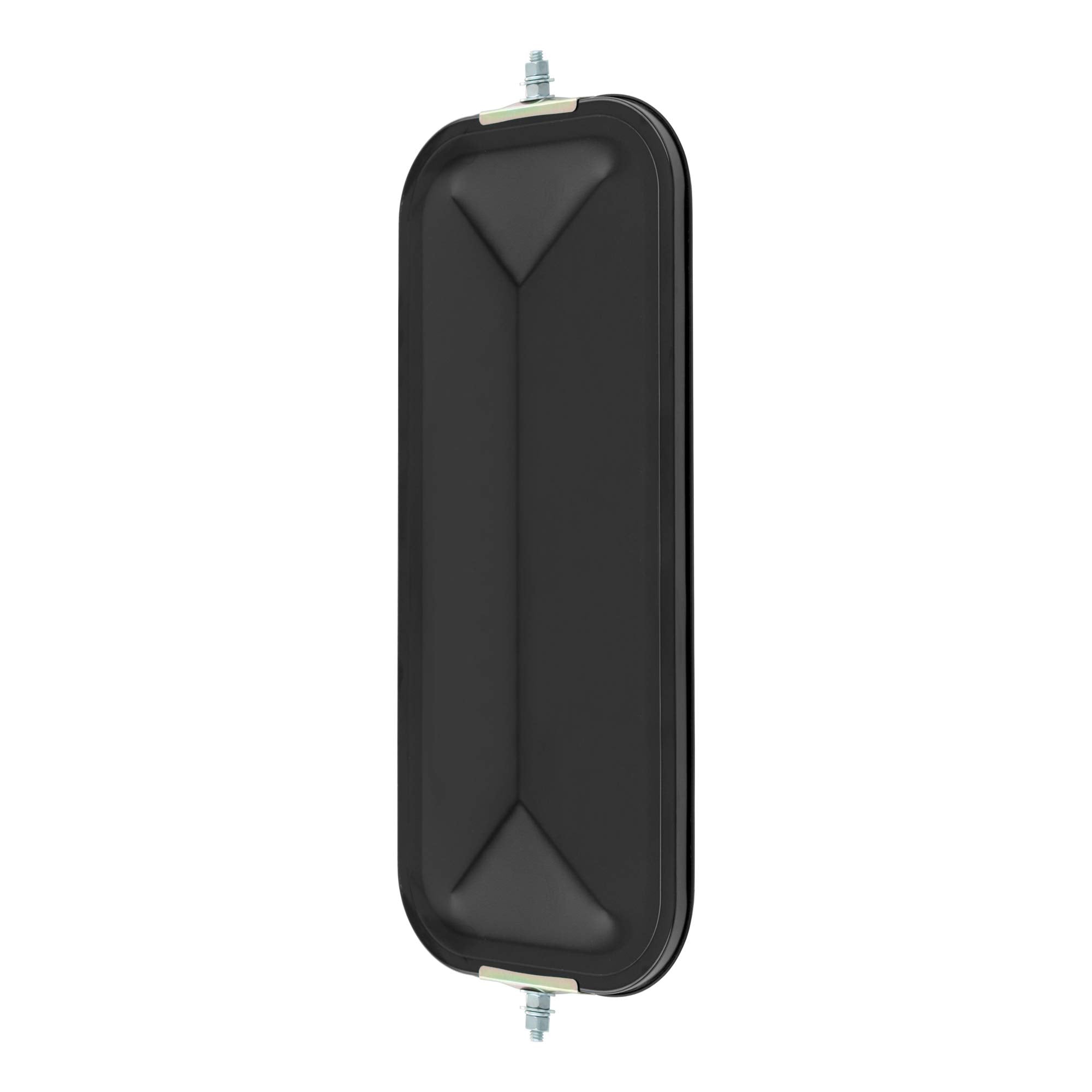 7 x 16-Inch RETRAC Black Steel Pyramid-Back West Coast Mirror Head, Universal Driver or Passenger Side