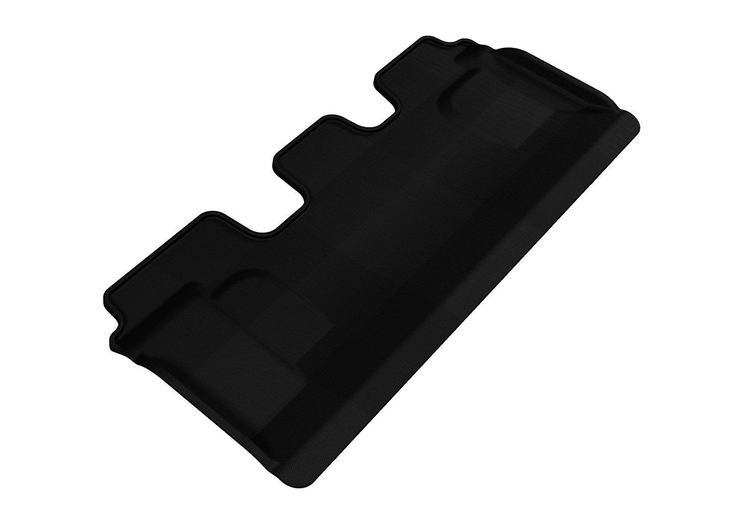 3D MAXpider Kagu Custom Fit Floor Mat (Black) for 2008-2021 Lexus/Toyota LX/Land Cruiser - 3RD Row