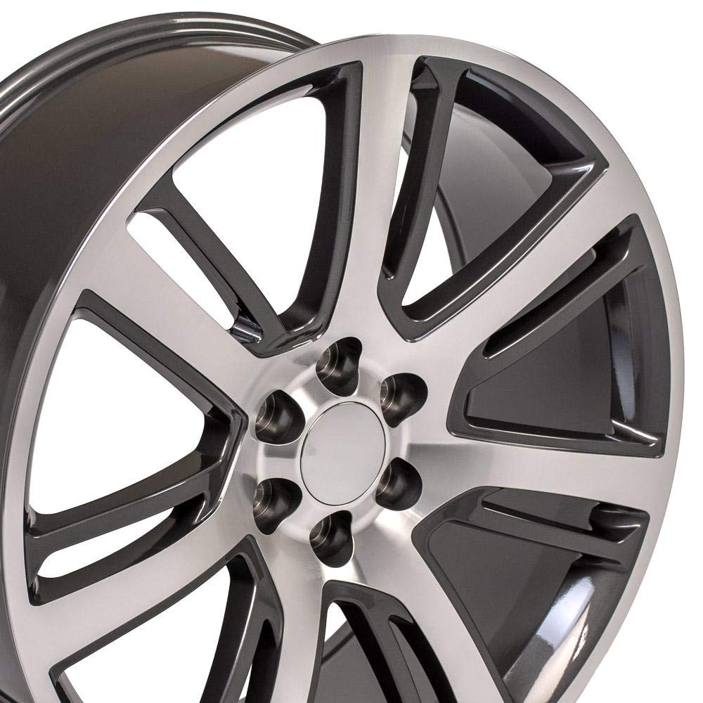 CA88-24100-6550-31MG OE Wheels 24" Replica Wheel CA88 Fits Cadillac Escalade Rim 24x10 Machined Wheel