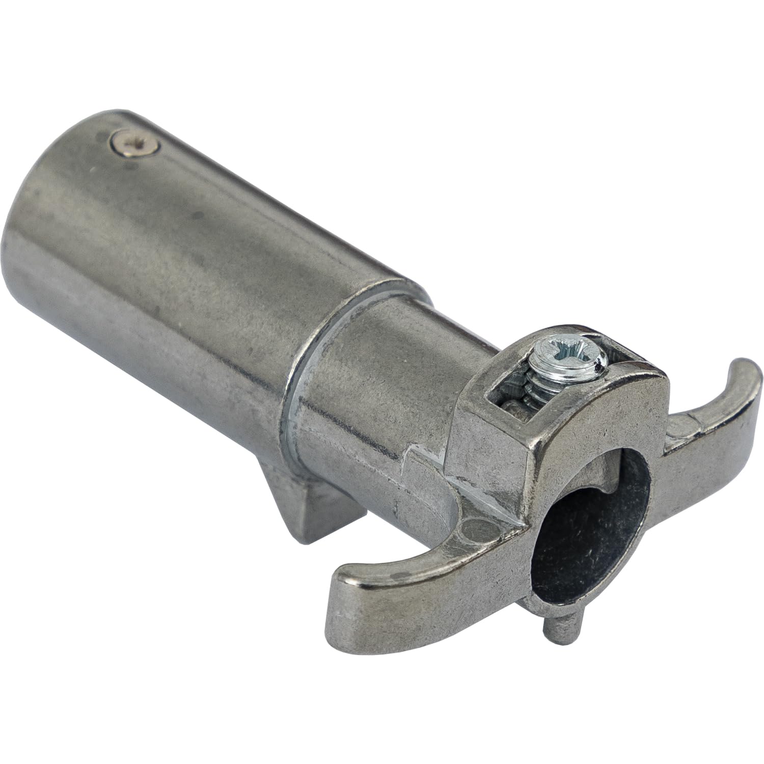 Buyers Products 4-Way Die-Cast Metal Trailer Connector, Zinc-Plated Connector for Electric, Bolt-On Mounting Style Trailer Side