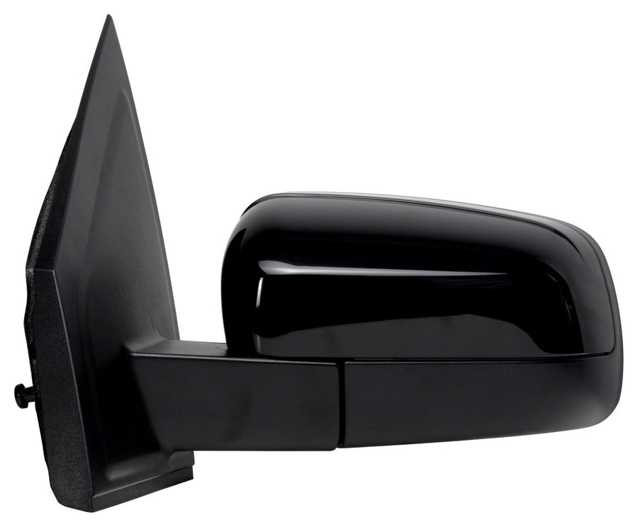 Mirror Driver Side for Ford Freestyle, w/o Memory, Black PTM, Foldaway, Power