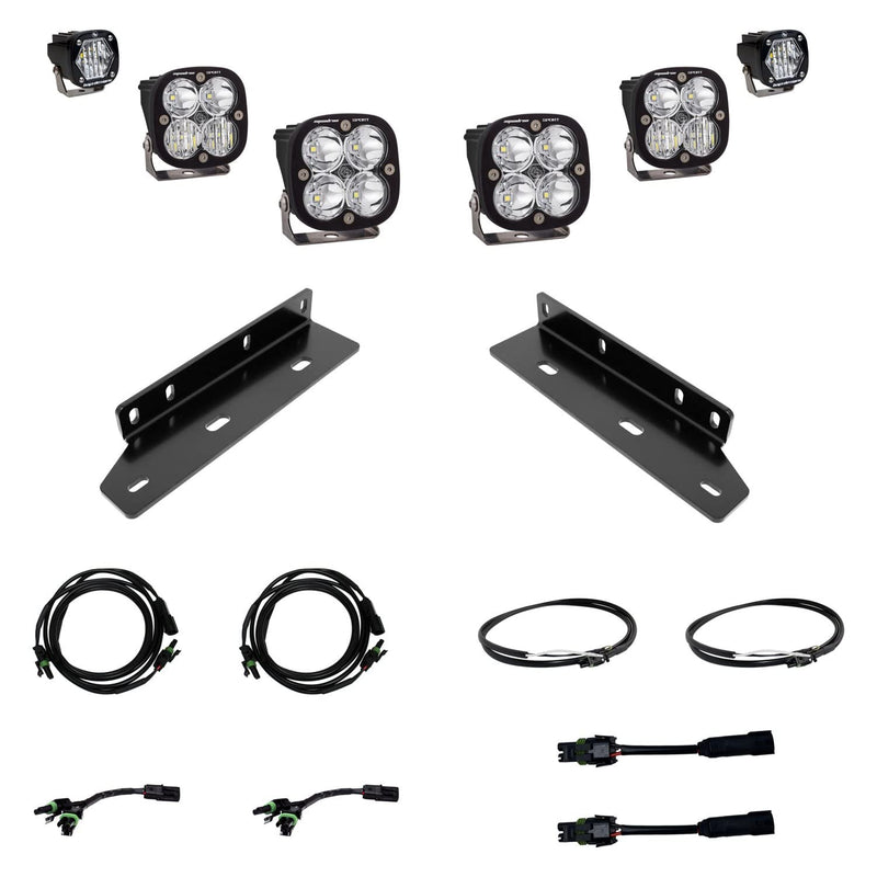 Squadron Sport/S1 BAJA DESIGN Fog Pocket Kit - (Multi-Pattern; Clear)