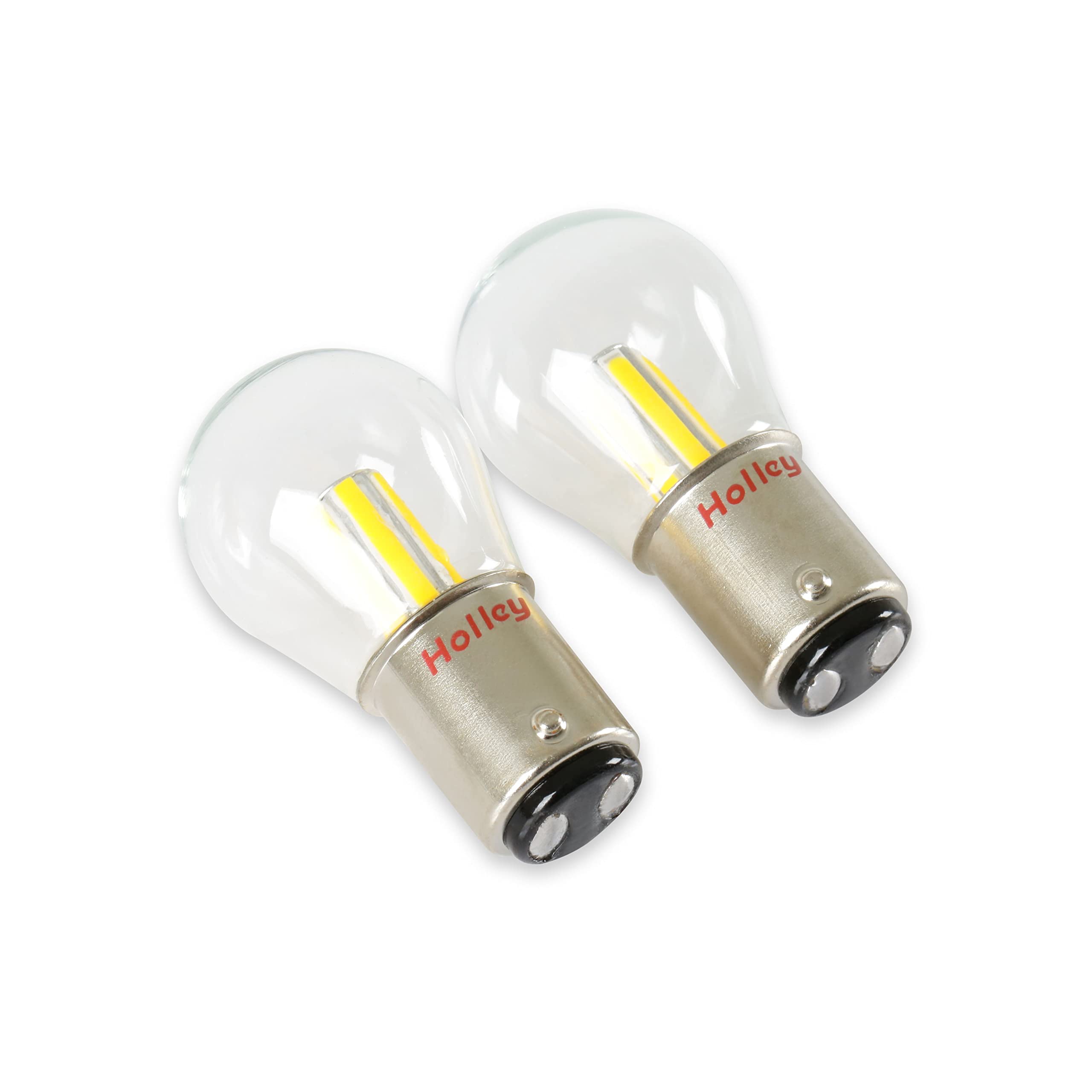 Holley HLED20 RetroBright LED Bulbs - Turn Signal 1157 - Amber - Pair
