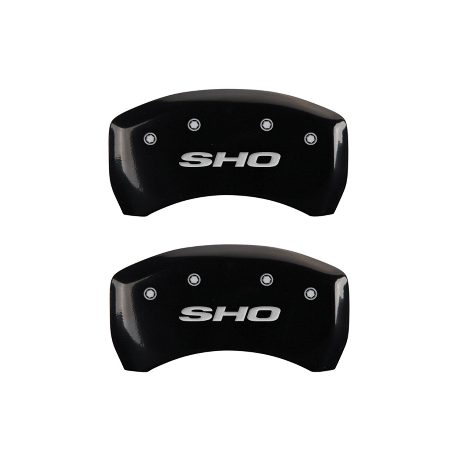 Black MGP Caliper Covers 10222SSHOBK Caliper Cover