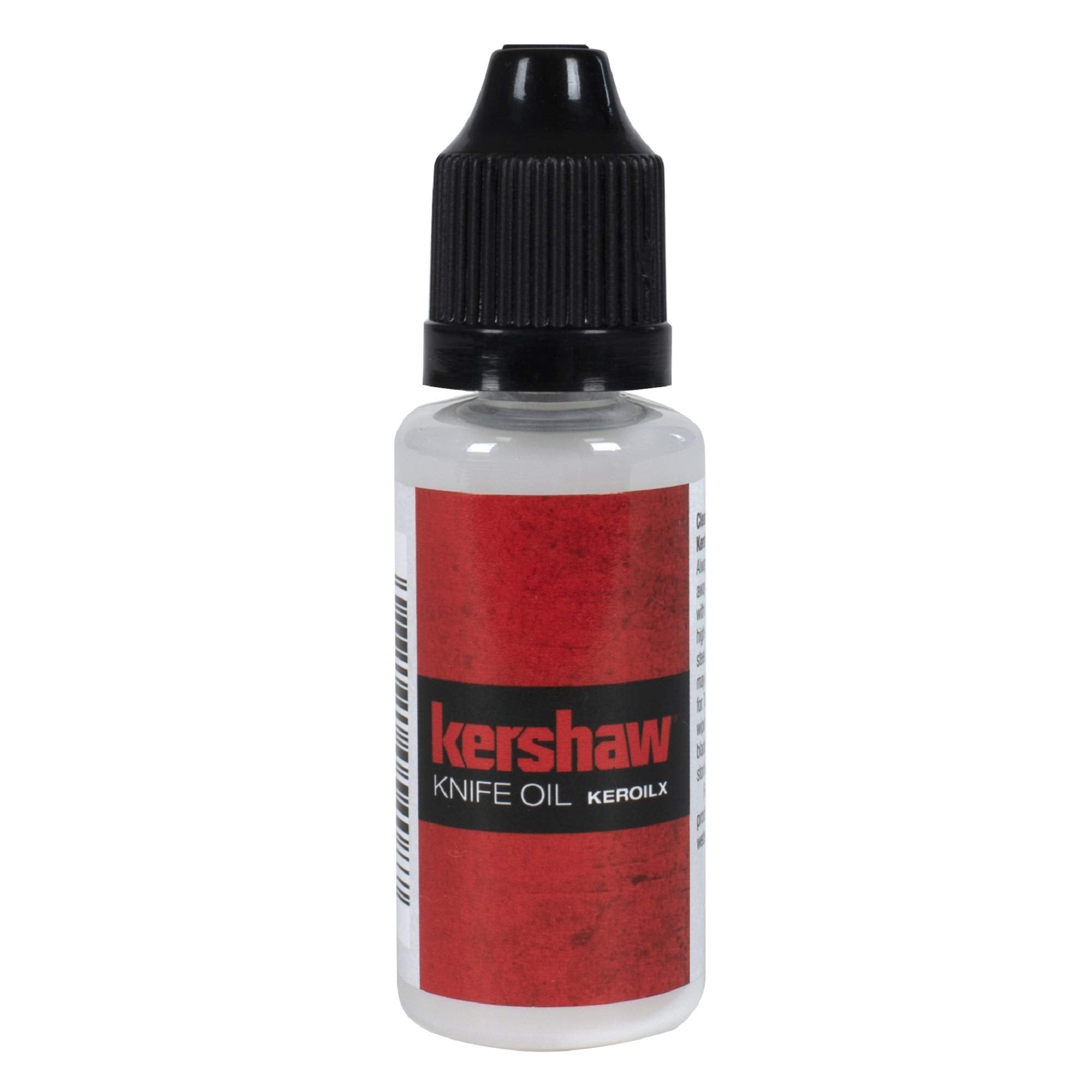 0.4 fl oz Kershaw Knife Oil Drop Dispenser Bottle for Knife Maintenance, Cleaning, Rust and Corrosion Prevention, Non-Toxic and Non-Migratory, Honing Oil for Pocket Knives, Tools, and More