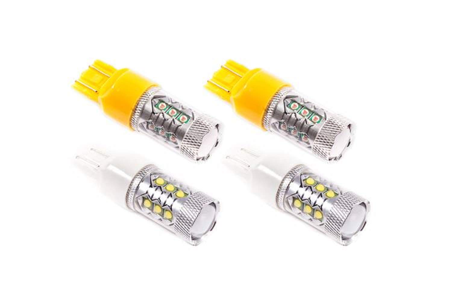Front Turn JL Wrangler Stage 2 (7443 LED Bulb XP80 White and Amber) Diode Dynamics