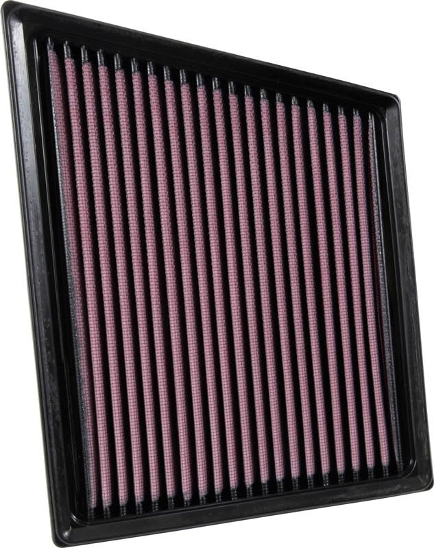 K&N Air Filter Engine: Increase Power & Towing, Washable, Premium, Replacement Filter: Compatible with 2015-2019 JAGUAR/LAND ROVER (F-Pace, XE, XF, Range Rover Velar), 33-3075