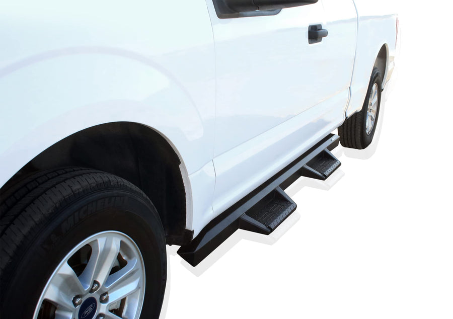 Heavy Duty Black Horse Impact Drop Side Steps Black Compatible with 2015-2025 Chevrolet Colorado|2015-2025 GMC Canyon-IM-GMCACC