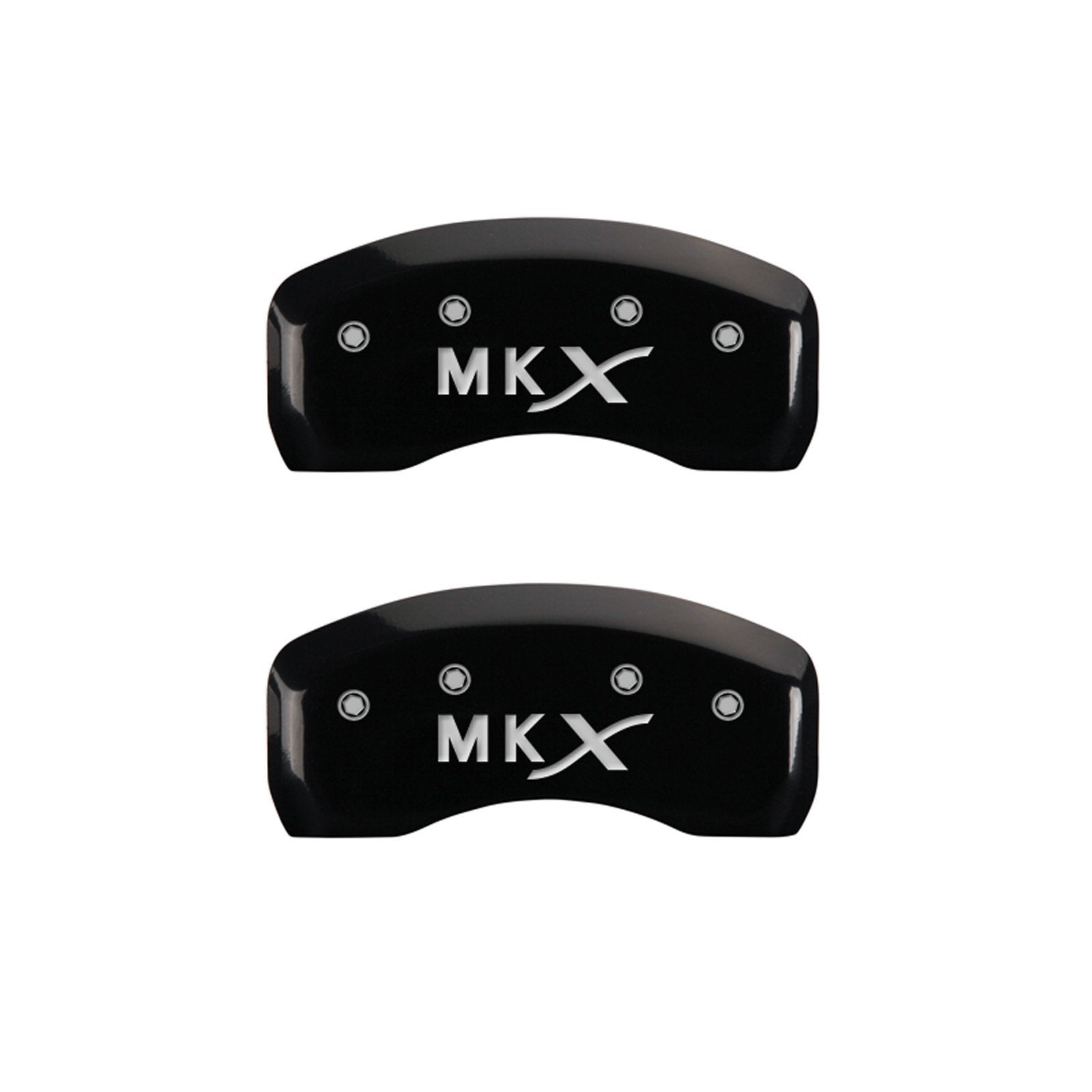 Caliper Covers MGP 36006SLCXBK with Black Powder Coat Finish, (Set of 4)