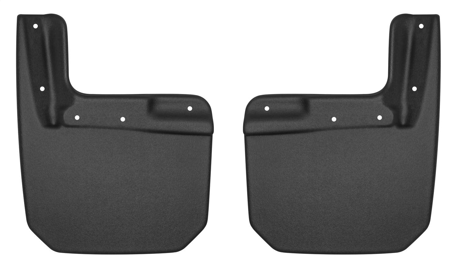 Husky Liners Mud Guards Custom | Fits 2018-2026 Jeep Wrangler JL,Unlimited, 2 dr. & 4 dr. | Front Set, 2-pc Black - 58151