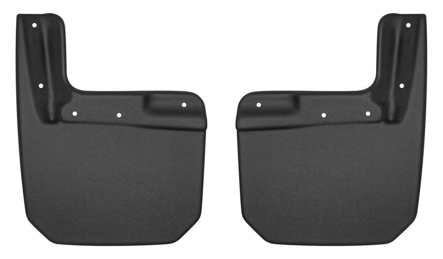 Husky Liners Mud Guards Custom | Fits 2018-2026 Jeep Wrangler JL,Unlimited, 2 dr. & 4 dr. | Front Set, 2-pc Black - 58151
