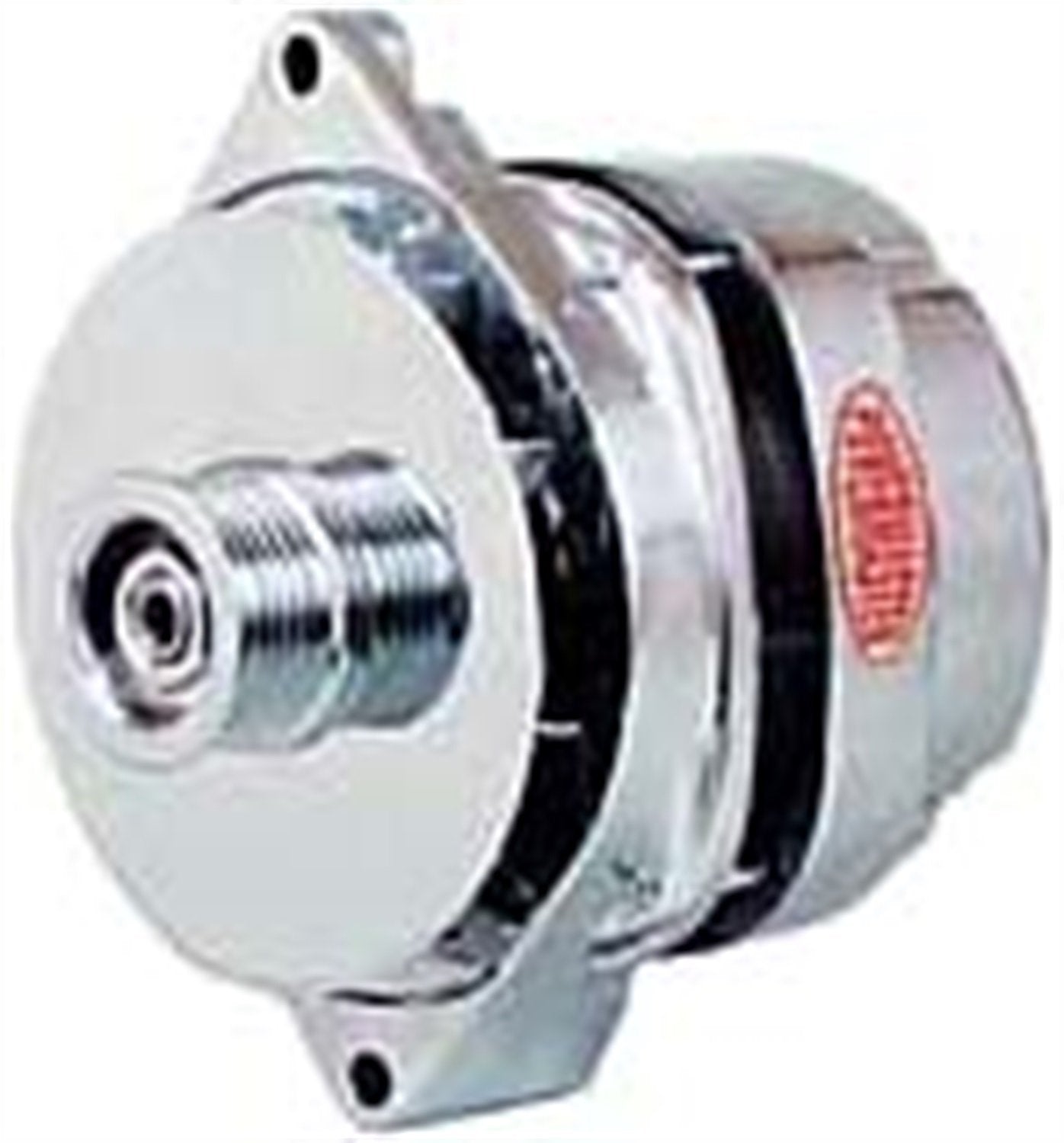 Alt GM CS144 Powermaster Black 200A 6 grv Pulley/Baffle Str MTG Unthreaded MTG Ear 1-Wire or OE Hookup
