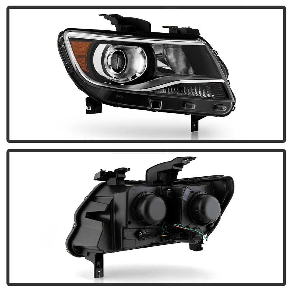 Chevy Colorado 2015-2021 LT/Z71/ZR2 Spyder Halogen Projector Headlight - Low Beam-H11(Included) ; High Beam-H9(Included) ; Signal-3157(Included) - OE Right (Partlink# GM2503408C) (OE# 84169783)