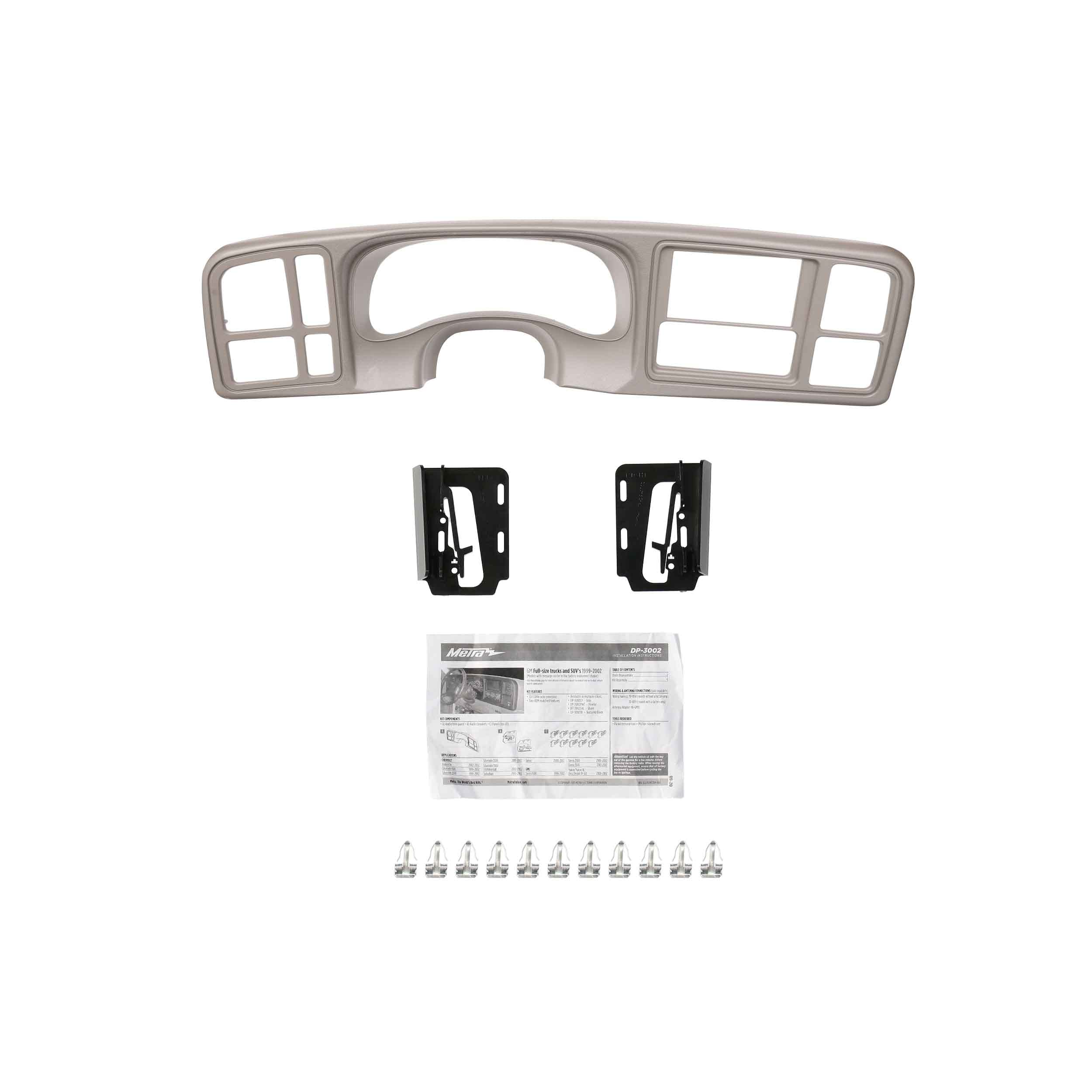 GM METRA - Full-Sized Trucks and SUVs 1999-2002 - Pewter (DP-3002PWT)