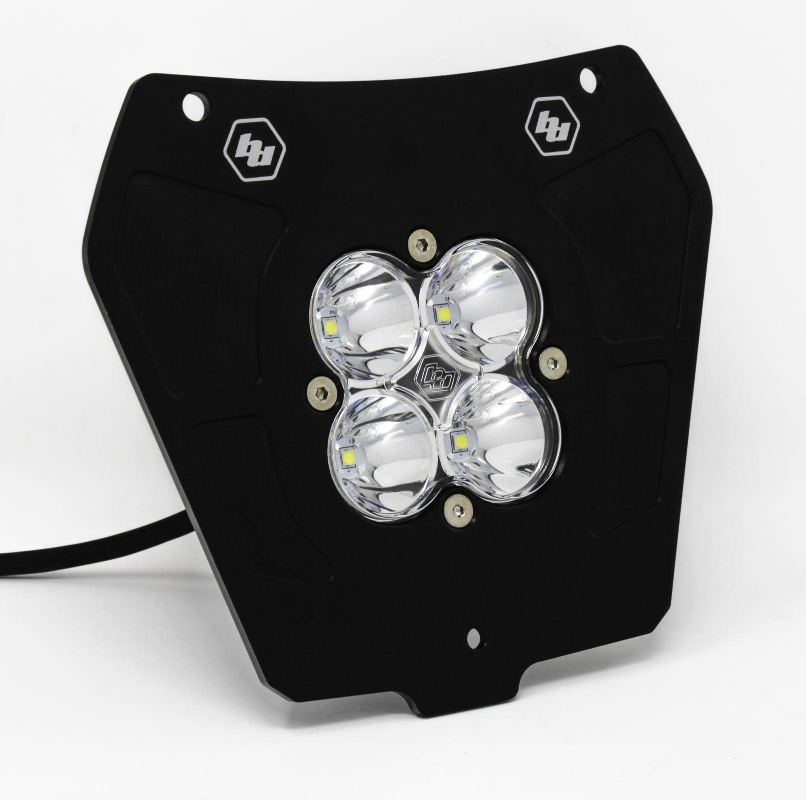 Squadron Sport Baja Designs (A/C) LED Headlight Kit for KTM Motorcycle 2013-2016 (Spot; Clear)