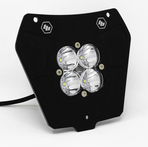 Squadron Sport Baja Designs (A/C) LED Headlight Kit for KTM Motorcycle 2013-2016 (Spot; Clear)