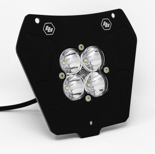 Squadron Sport Baja Designs (A/C) LED Headlight Kit for KTM Motorcycle 2013-2016 (Spot; Clear)