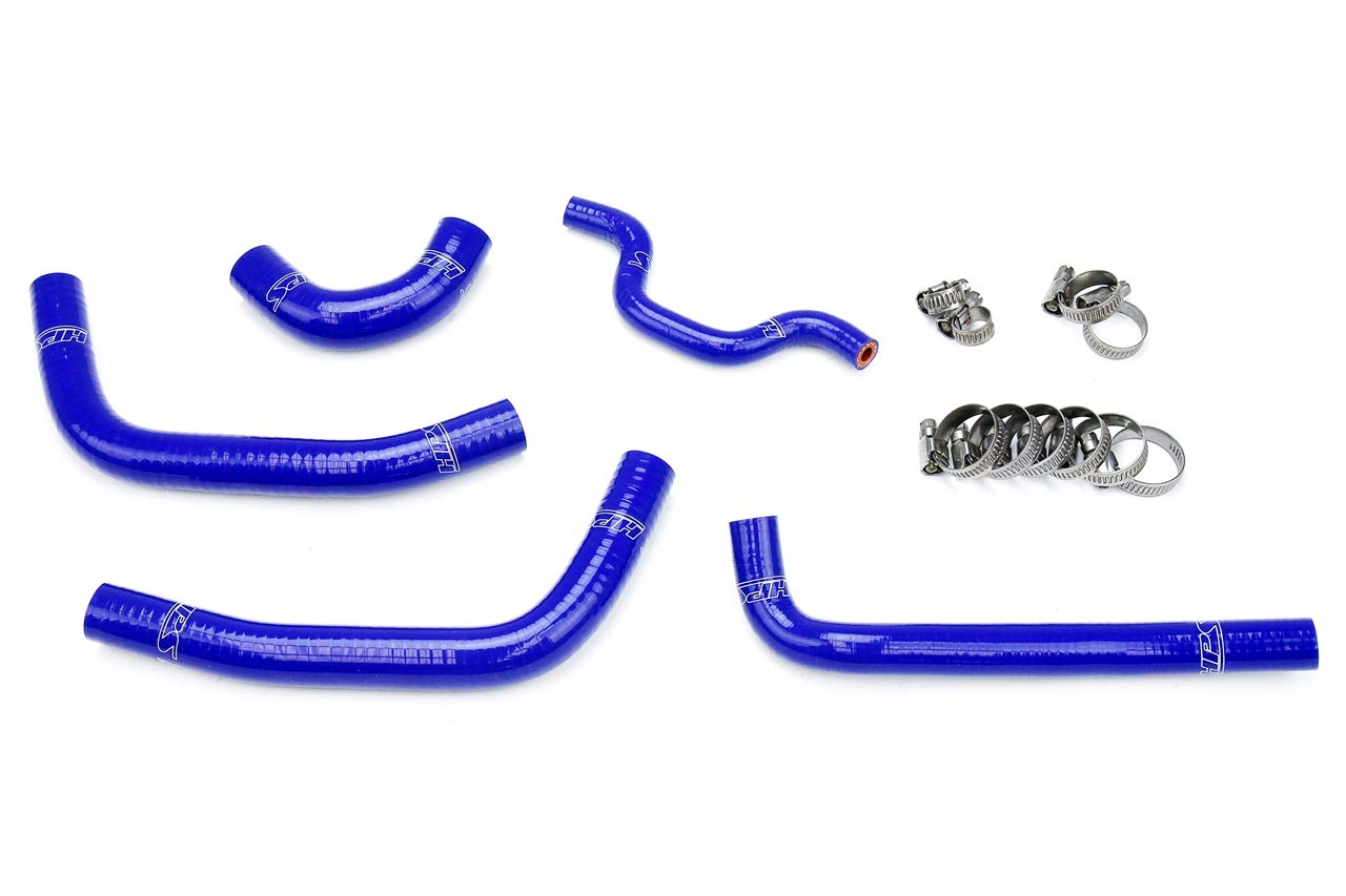 Blue HPS 57-1240-BLUE Silicone Radiator Coolant Hose Kit