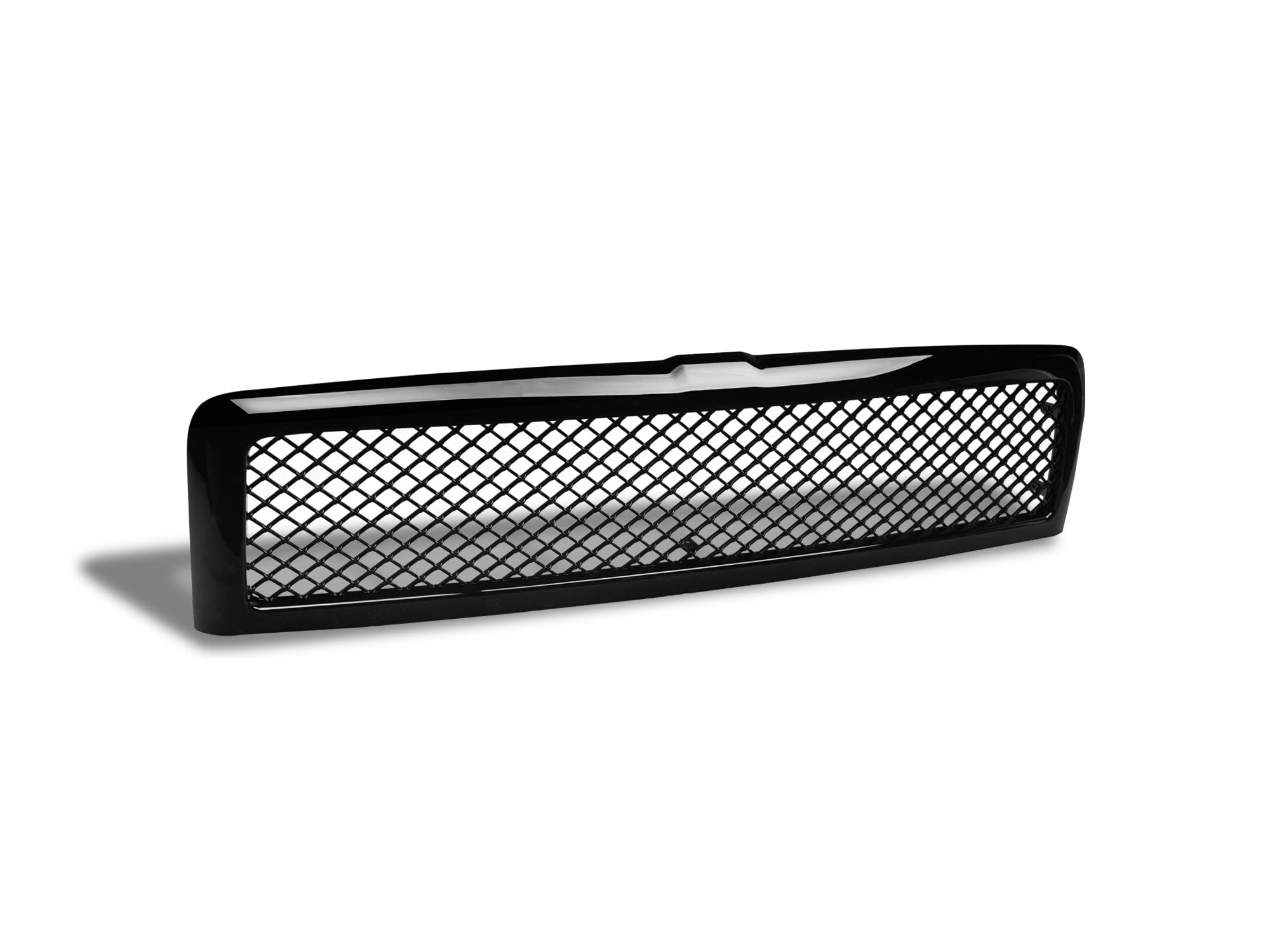 Mesh Front Hood Grille Armordillo USA 7169180 - Gloss Black Fits 1994-2001 Dodge Ram 1500