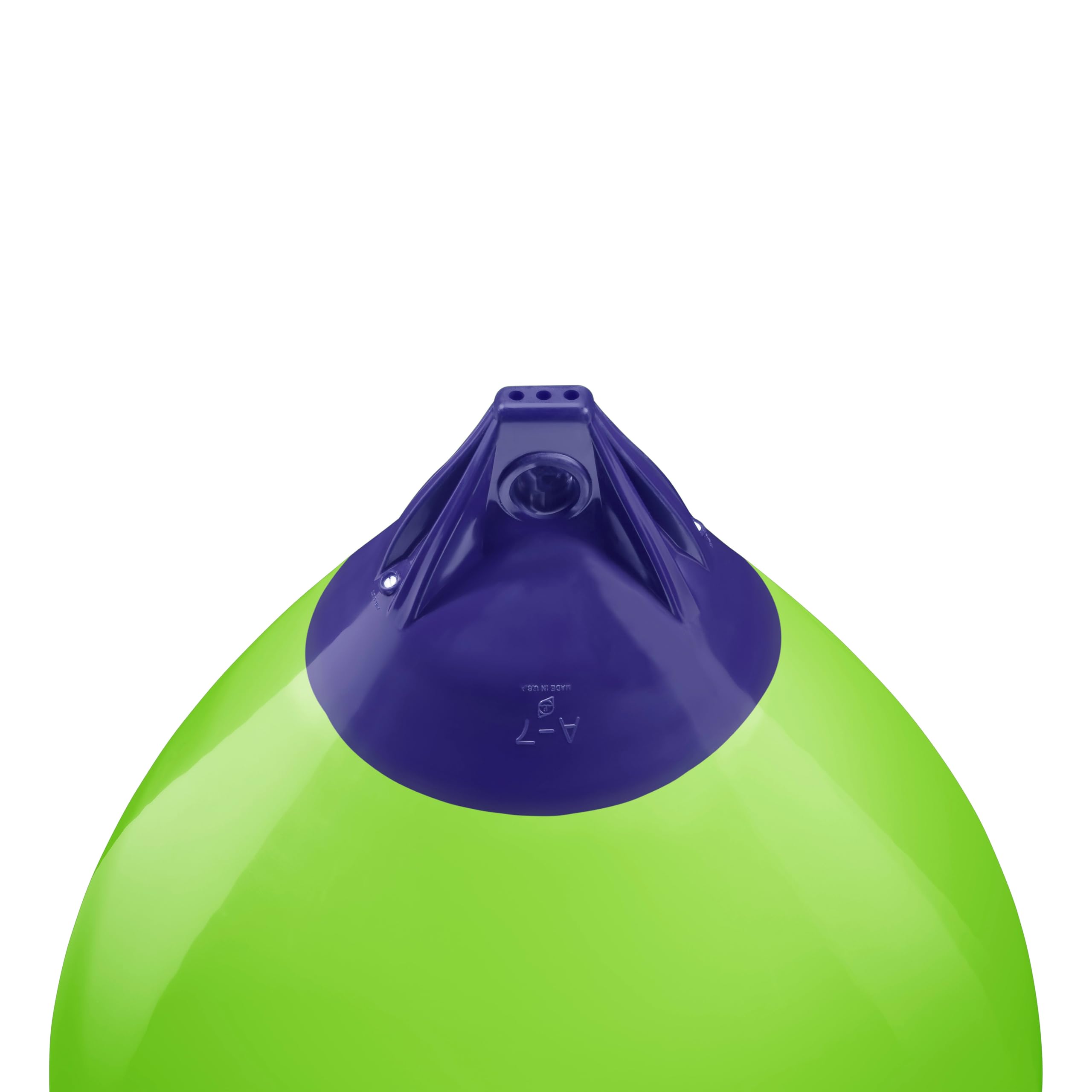 A-7 Standard Blue Ropehold Polyform Buoy - Lime