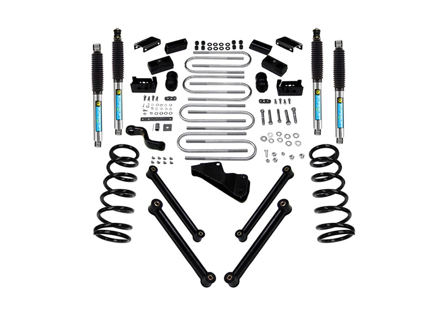SUPERLIFT SUSPENSION RealTruck 6" Lift Kit for RAM 2500/3500 | Complete Lift Kit with Front & Rear Bilstein 5100 Series Shocks | K865B | Fits 2007-2008 Dodge RAM 2500 / 3500 4WD 6.7 Cummins Diesel