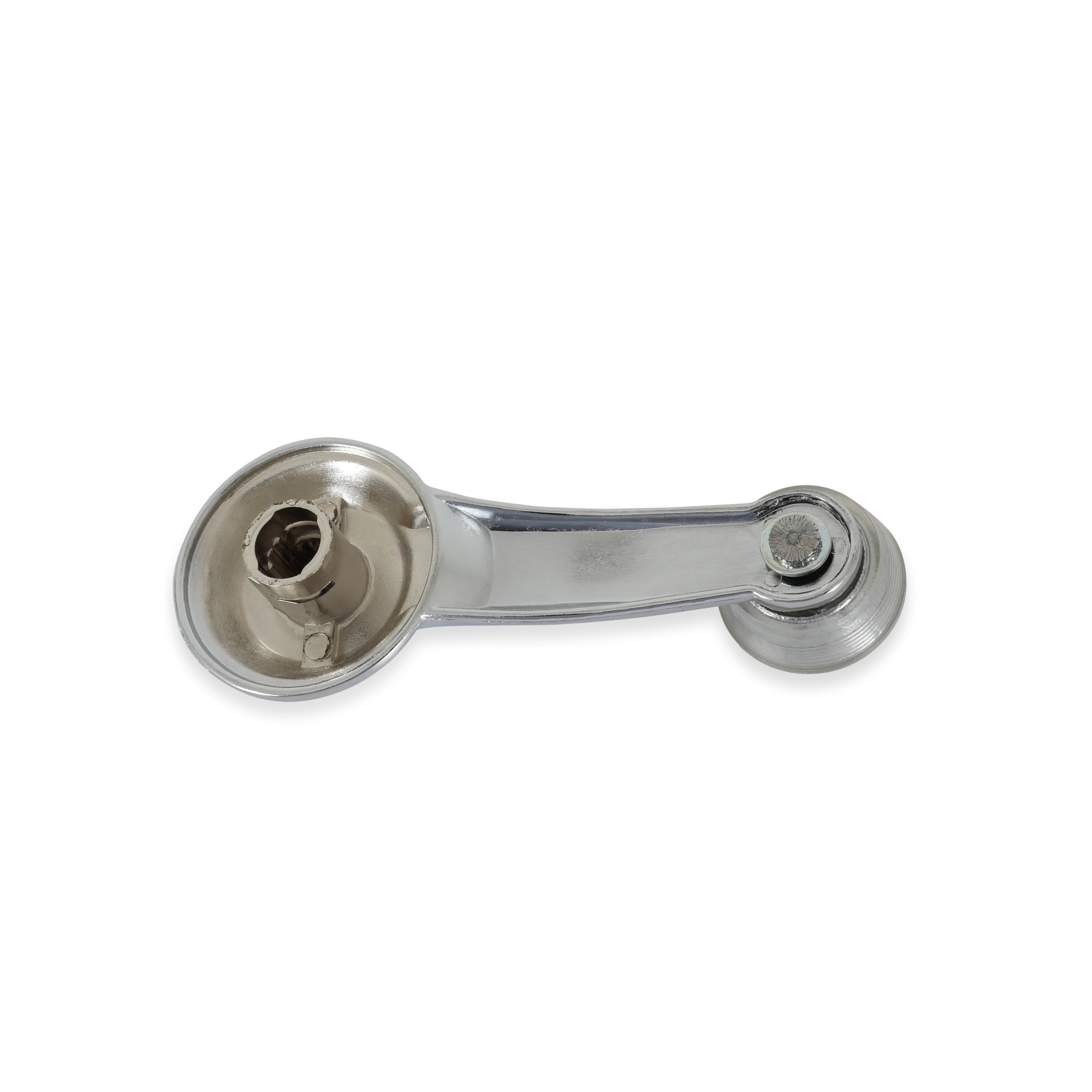 D1032-67 Brothers Trucks Window Crank - Chrome with Clear Knob - Each