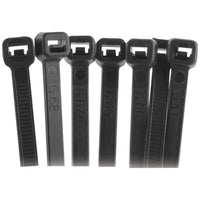 BLACK 11 INCH CABLE TIE PACKAGE OF 100