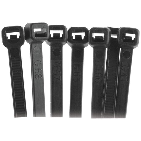 BLACK 11 INCH CABLE TIE PACKAGE OF 100