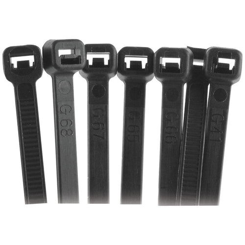 BLACK 11 INCH CABLE TIE PACKAGE OF 100