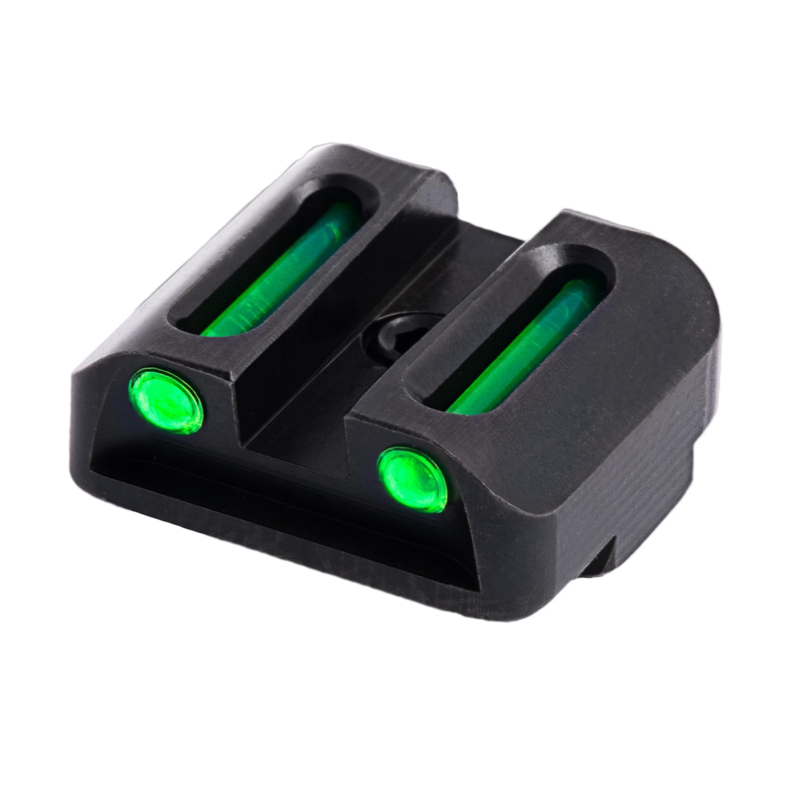 Fiber-Optic TRUGLO Handgun Night Sight | Compact Durable Snag-Resistant High-Visibility Red Front & Green Rear Sight, Compatible with Glock High Handguns