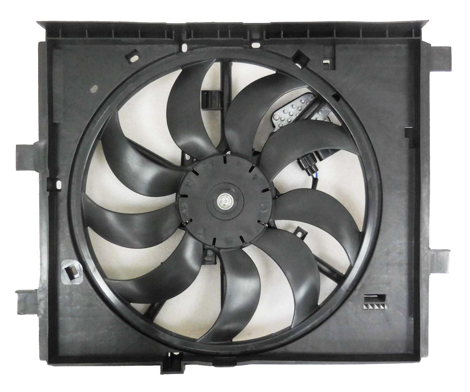 For Nissan Juke 15-17 S/SL/NISMO Model DEPO-315-55049-130 Radiator Fan Assembly with Control Module