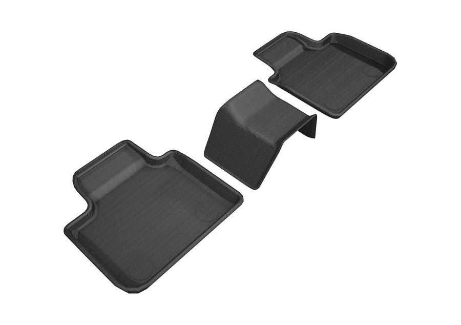 Kagu 3D MAXpider Custom Fit Floor Mat (Black) for 2018-2019 BMW 6 Series Gran Turismo - 2ND Row