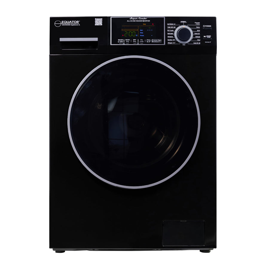 Equator Washer Dryer All-in-One VENTLESS/VENTED PET cycle 1.62cf/15lbs 110V