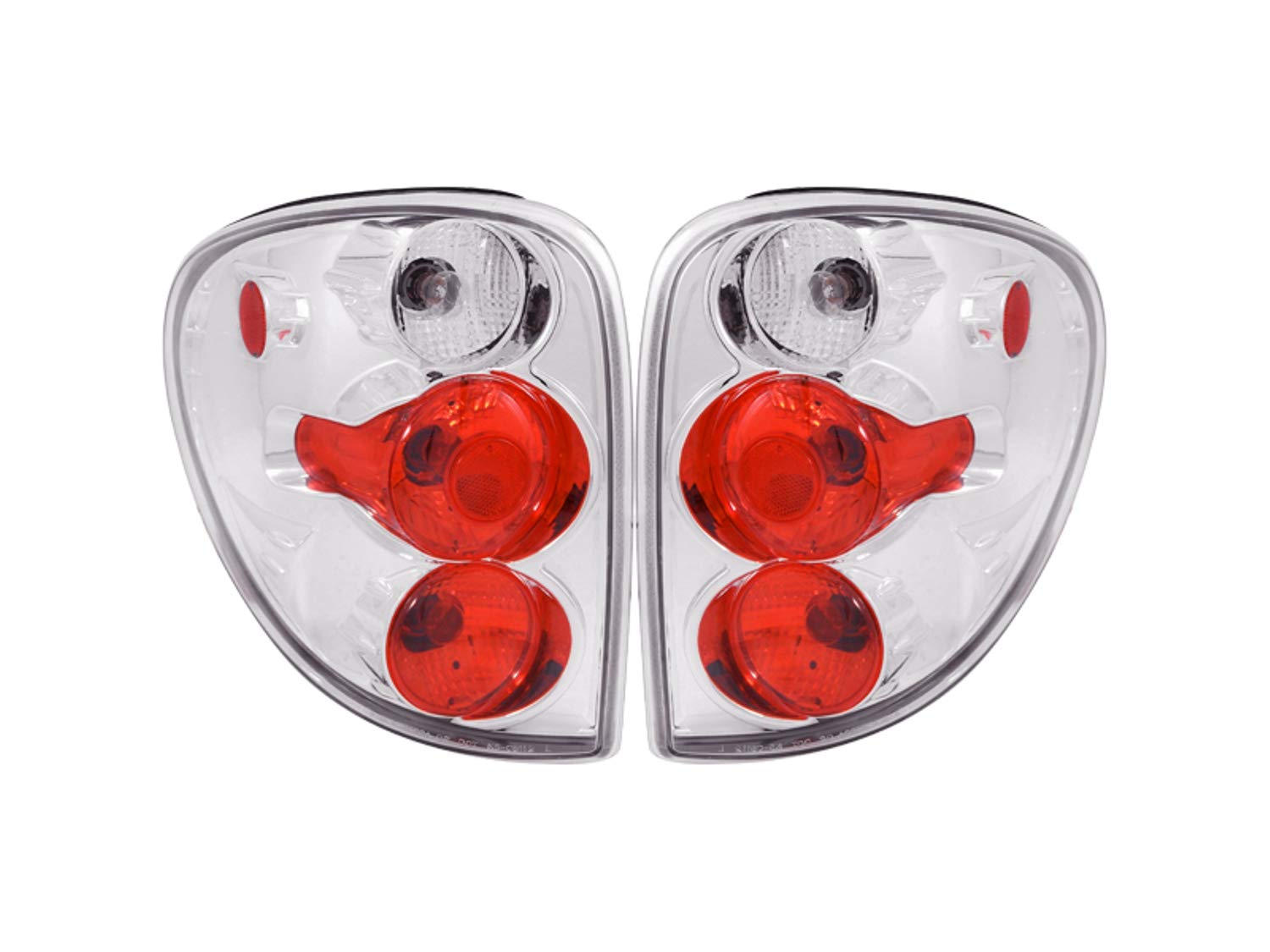 Dodge Caravan Anzo USA 211035 Chrome Tail Light Assembly - (Sold in Pairs)