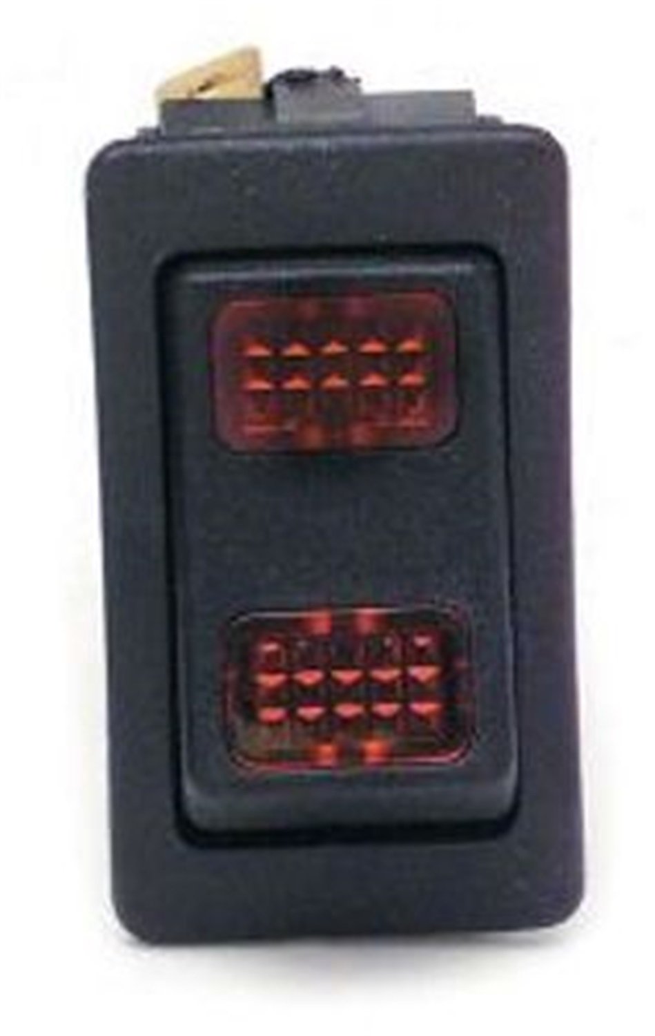 80402 Painless Performance Rocker Switch, On-Off-Momentary On, Green Lighted