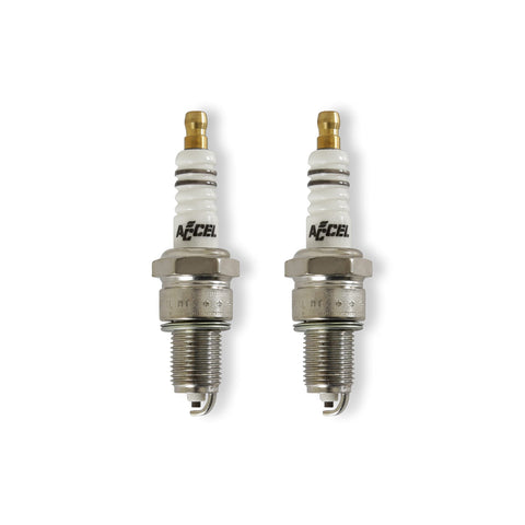 Spark Plugs ACCEL 2410A - Copper - Evolution - .040 in. gap - 2 Pack