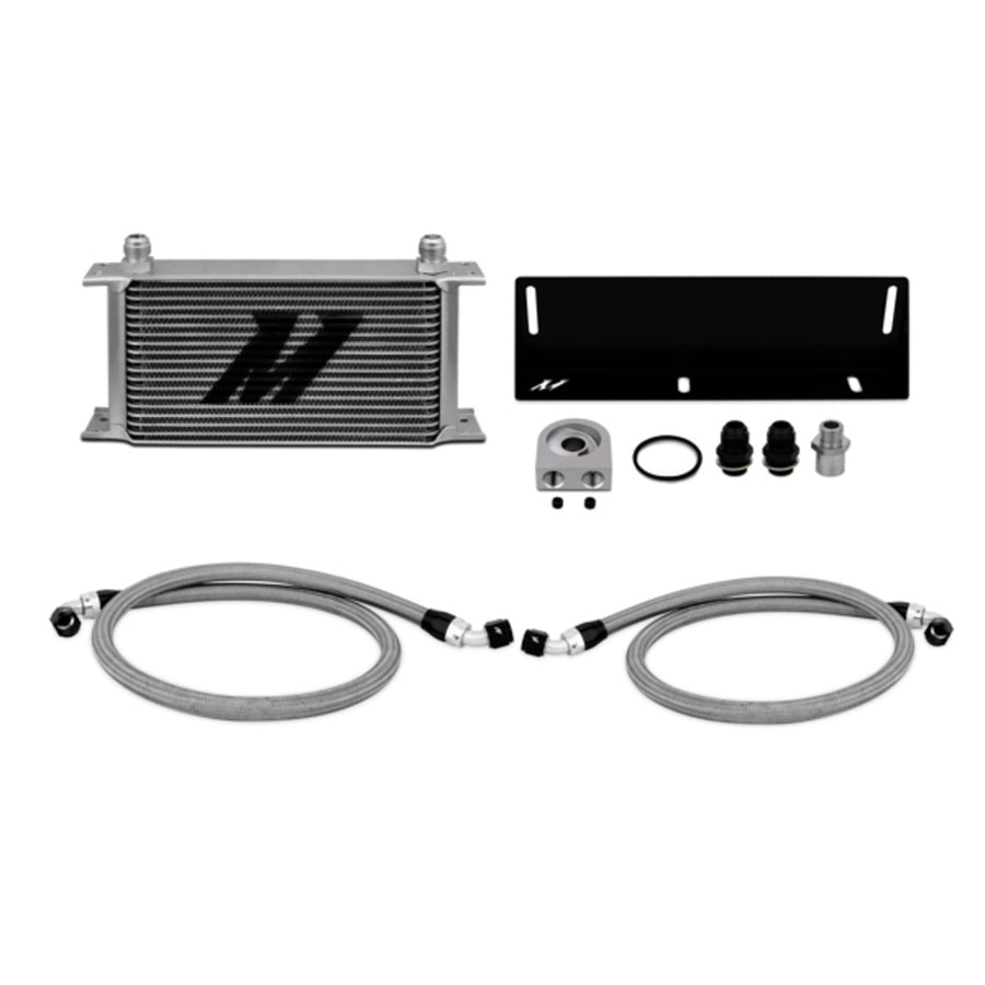 Mishimoto Oil Cooler Kit MMOC-MUS-79 Fits Ford Mustang 5.0 1979-1993 Silver