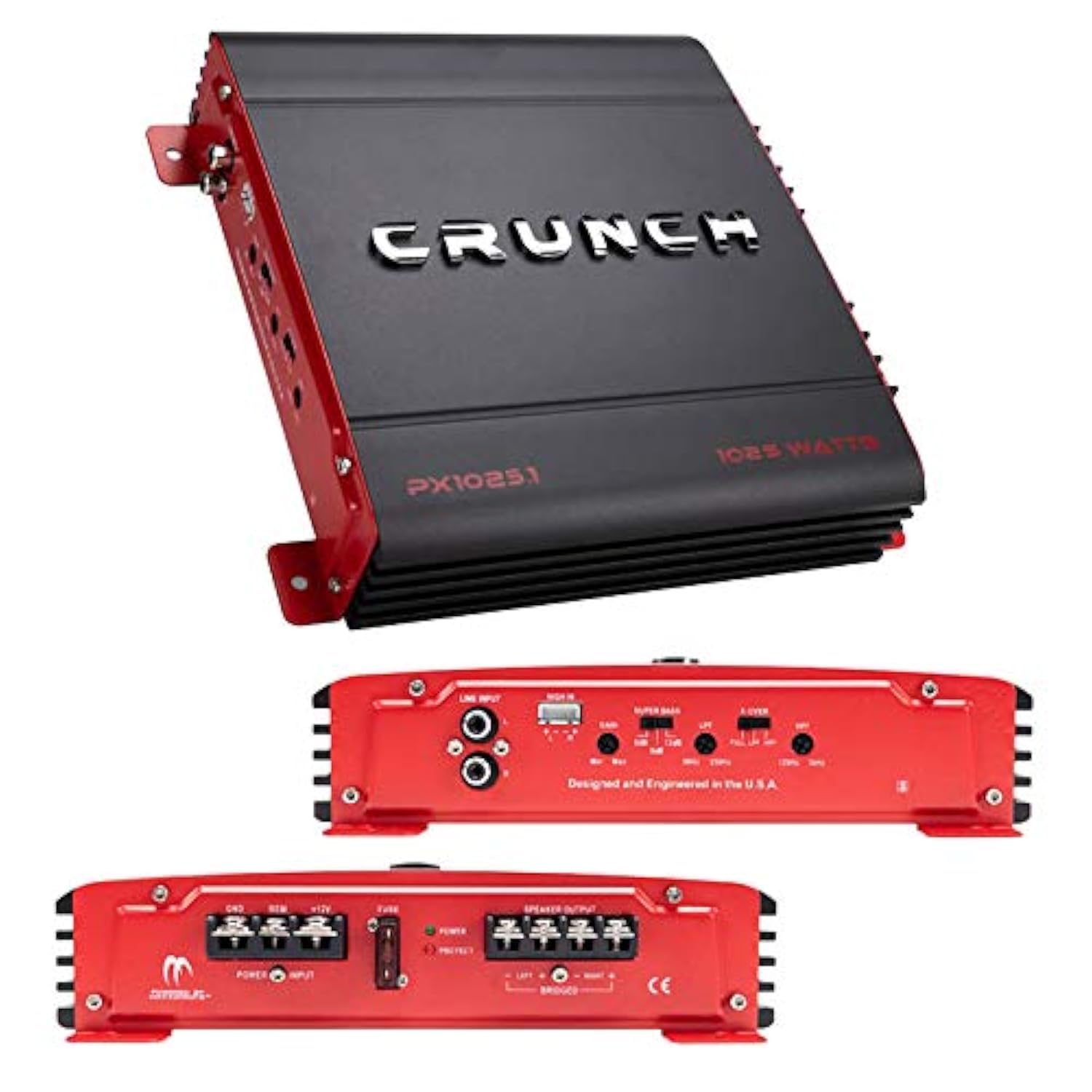 PX10251 Crunch Power X 1 X 510 @ 4 Ohms 1 X 1025 @ 2 Ohms N/a @ 1 Ohms Class A/b