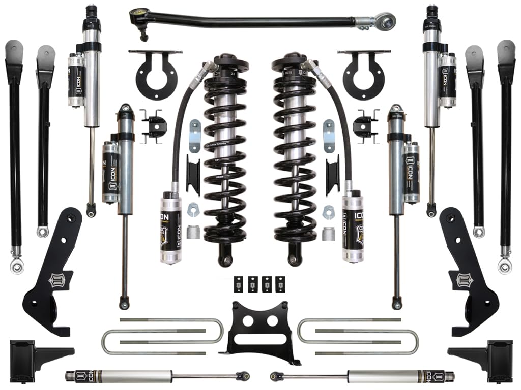 4-5.5" Lift, Stage 6 Suspension System ICON, Compatible with 2017-2022 Ford F250/F350, K63156