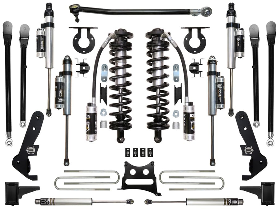 4-5.5" Lift, Stage 6 Suspension System ICON, Compatible with 2017-2022 Ford F250/F350, K63156