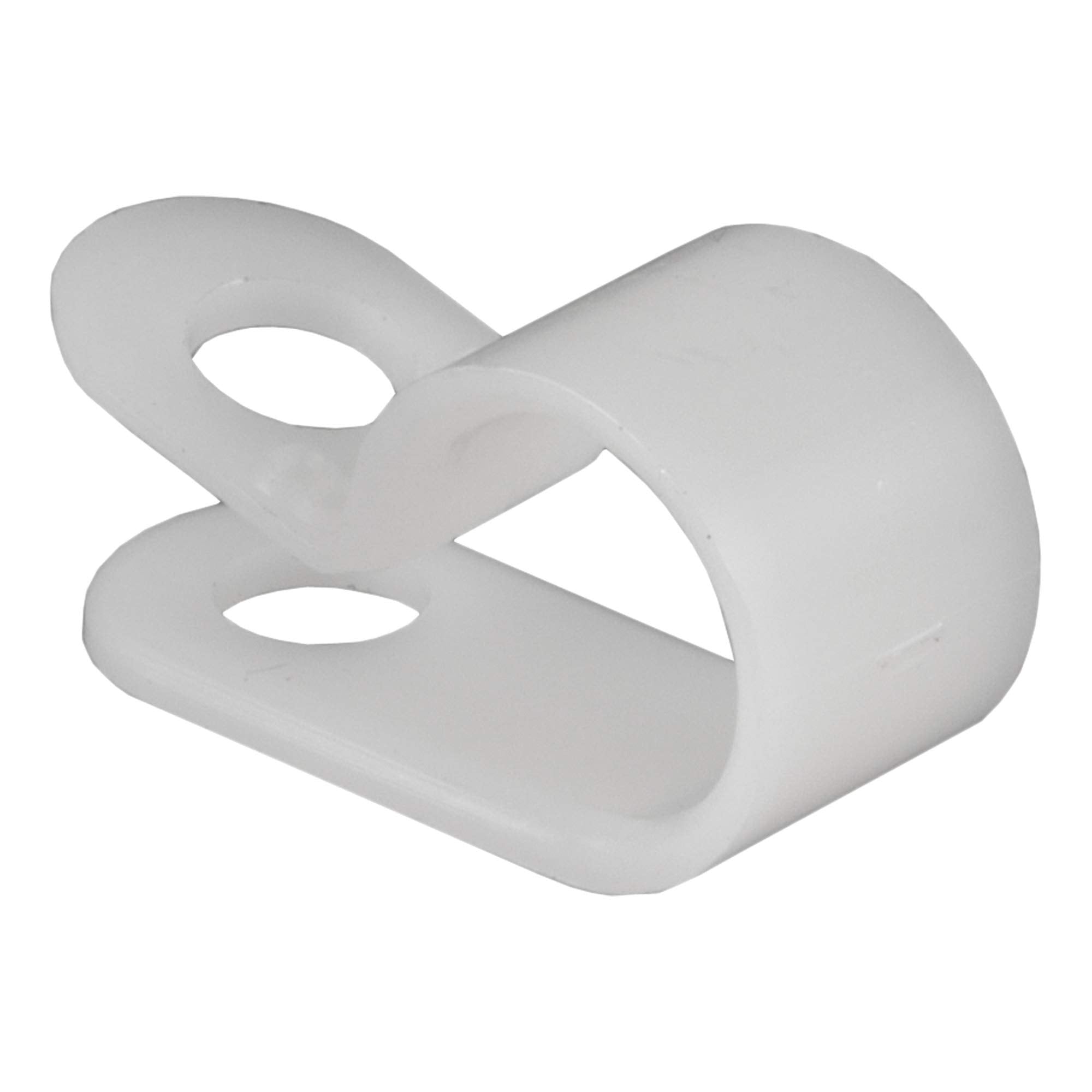 3/8-Inch CURT Convoluted Slit Loom Wire Protection Tube Clamps, 25-Pack
