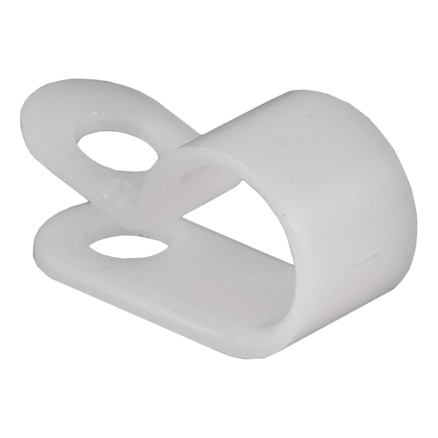 3/8-Inch CURT Convoluted Slit Loom Wire Protection Tube Clamps, 25-Pack