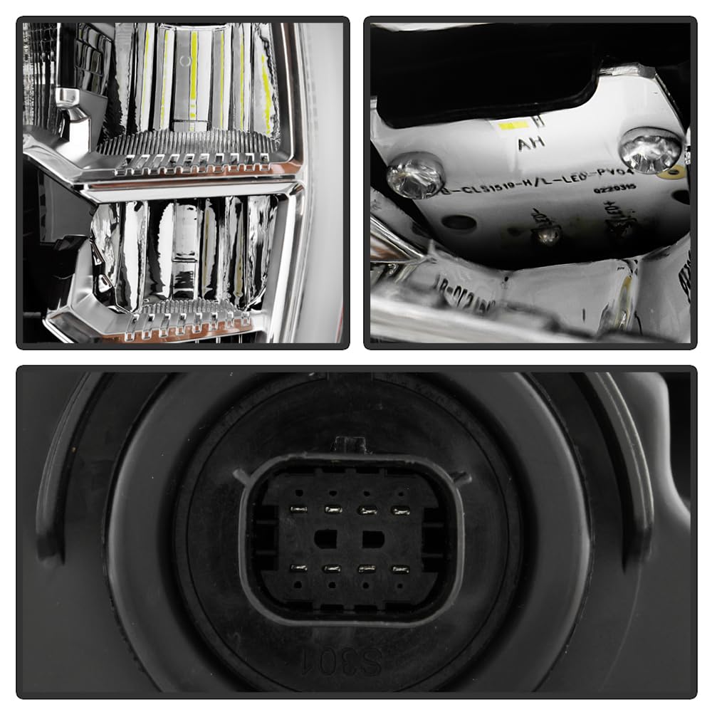 GMC Sierra 1500 Spyder (POE) 19-22 Halogen Signal w/LED high Low Beam Headlight - OE Left