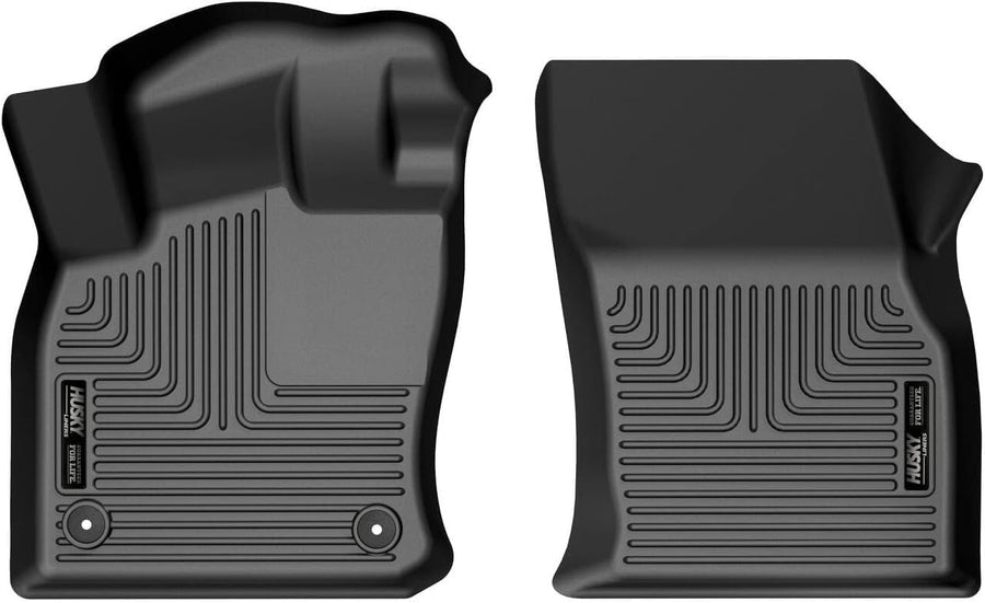 Husky Liners Floor Mats X-act Contour | Fits 2018-2024 Volkswagen Tiguan | Front Row, 2-pc Black - 51661