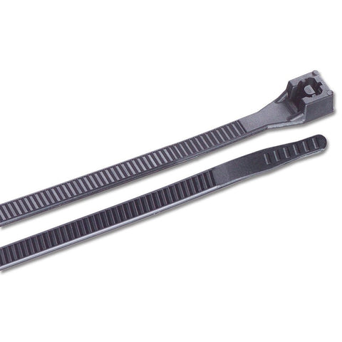 UV Black Marinco Standard Cable Zip Ties - 25 pack