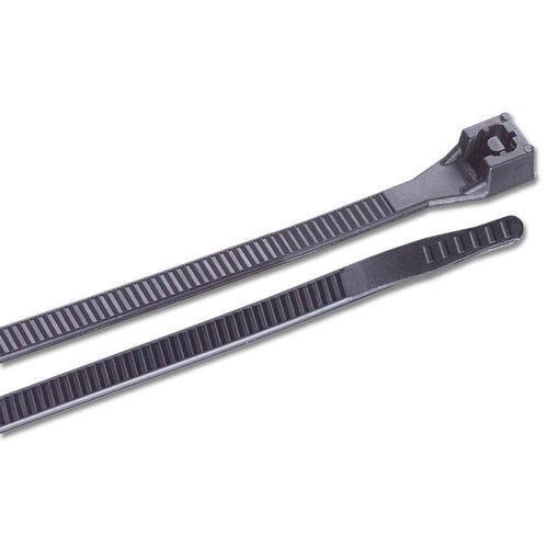 UV Black Marinco Standard Cable Zip Ties - 25 pack