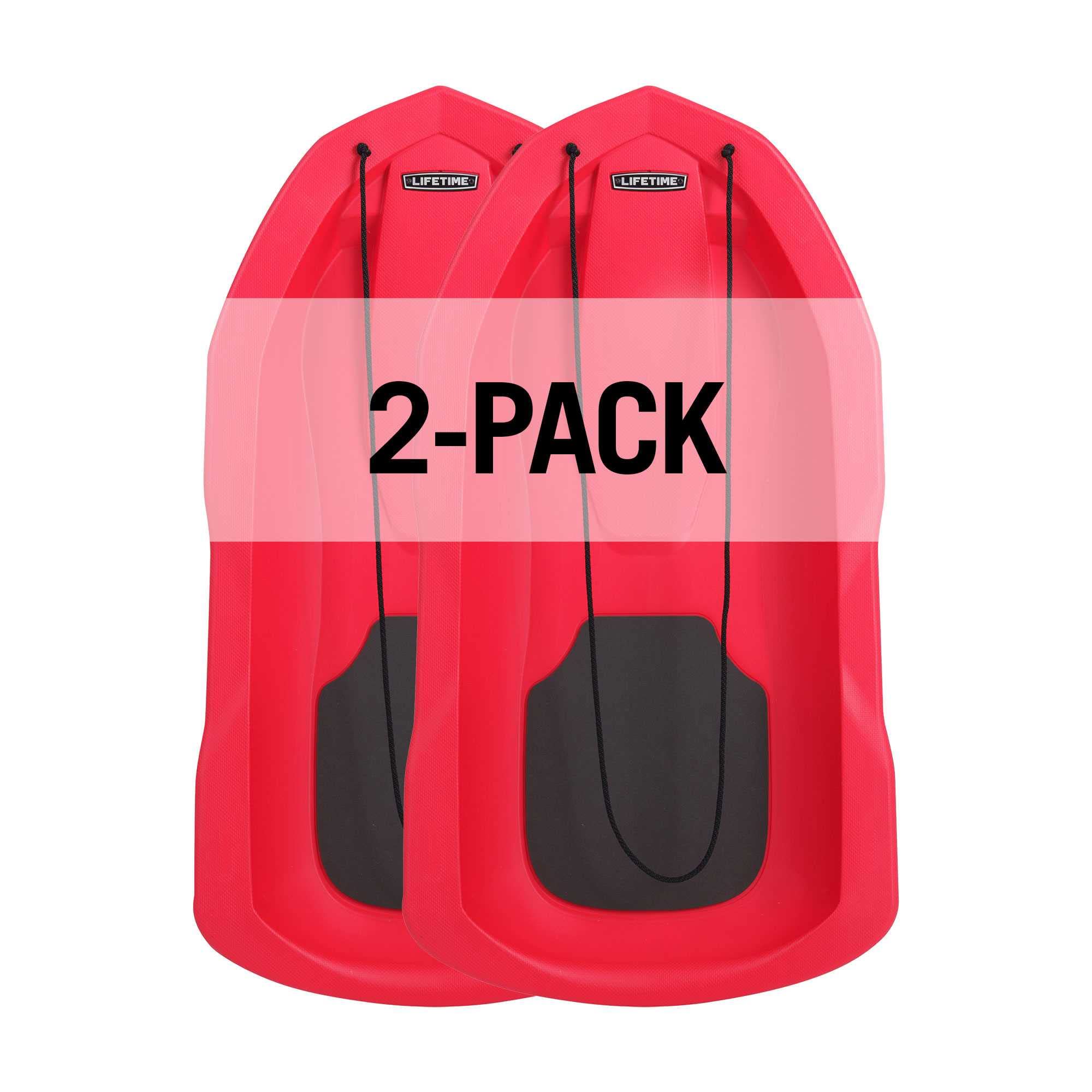 48" Lifetime Premium Snow Sled, 2 Pack