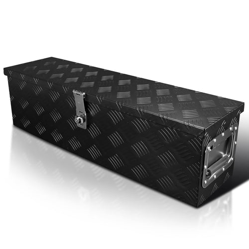 Heavy Duty Spec-D Tuning 31" Black Aluminum Tool Box Truck Pickup Underbody Storage + Handles